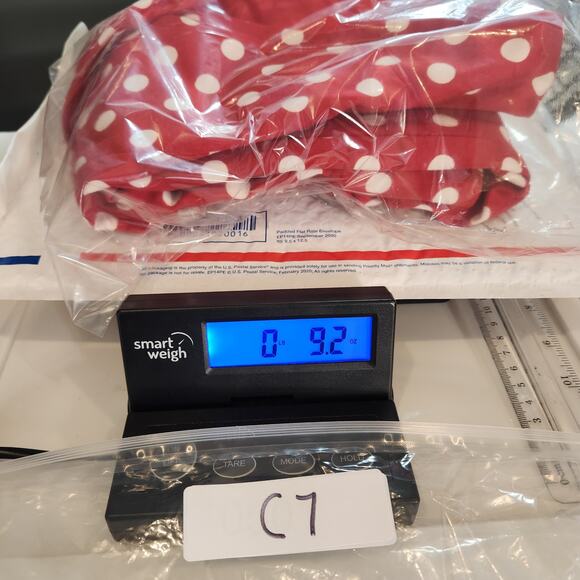 MADISON LEIGH Red White Polka Dot Rockabilly Knee Length Dress Womens 8P FLAWED - Picture 11 of 11